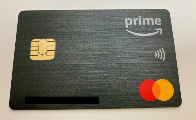 Amazonprimeマスターカード表面