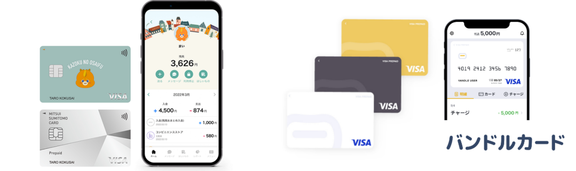 かぞくのおさいふバンドルカード比較